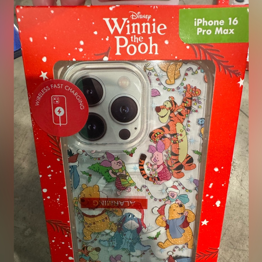 Disney Winnie the Pooh iPhone 16 Pro Max Case - Red and Multicolor